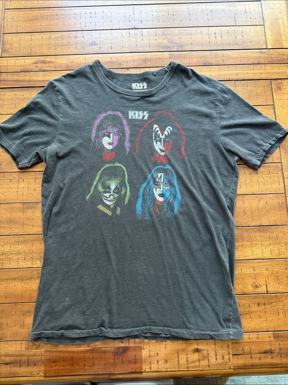 KISS Solo Album Lucky Brand Shirt Large